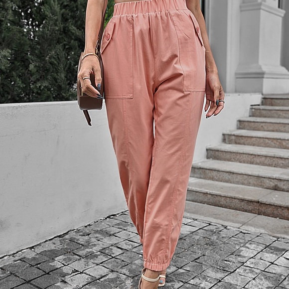 Elastic Waist joggers with pockets - Picture 2 of 5